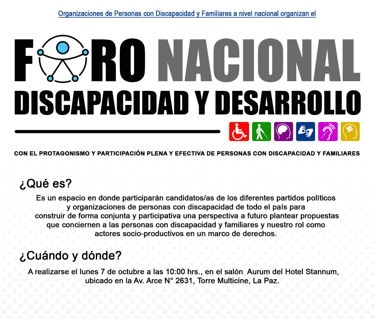 Foro nacional de discapacidad y desarrollo - Asociación de Hipoacúsicos ...