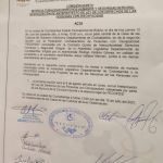 Acta de la reunión del 15 de Julio de 2021 firmada por FECOPDIS y la comisión Quinta